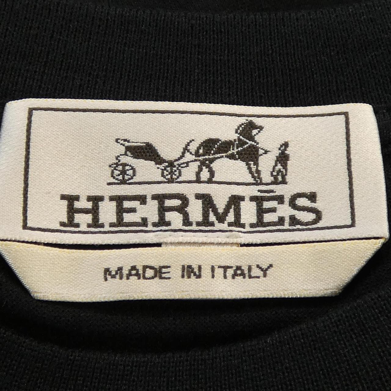 エルメス HERMES プリントストライプポケット *31-5758. Tシャツ