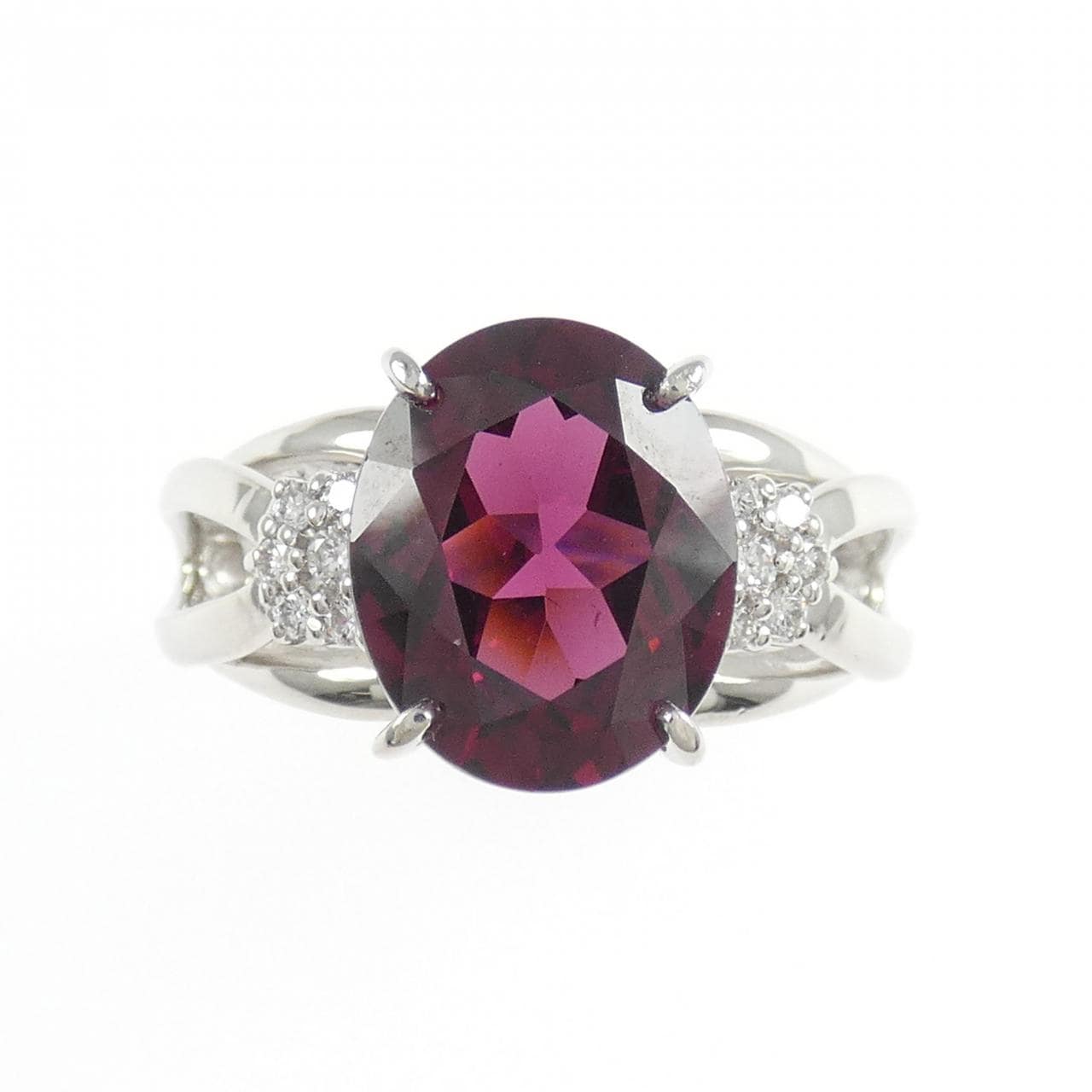 PT900 ガーネット リング 4.50CT