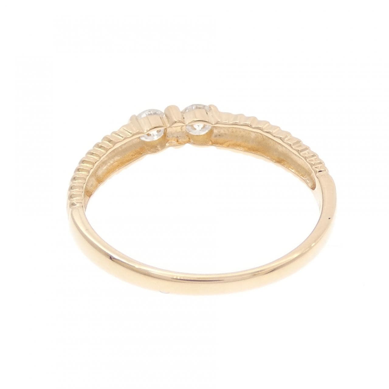K18PG ダイヤモンド リング 0.22CT