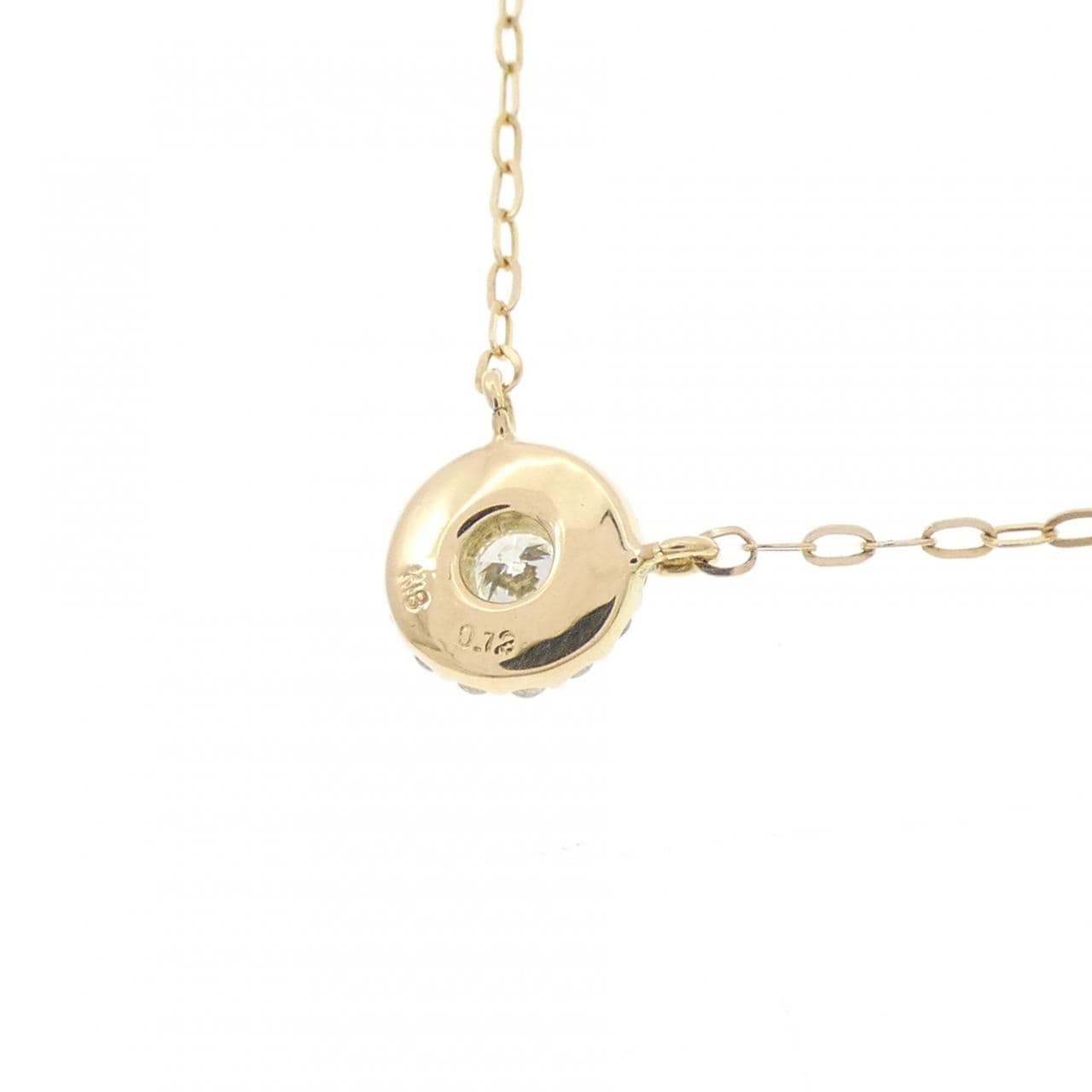 K18YG ダイヤモンド ネックレス 0.13CT