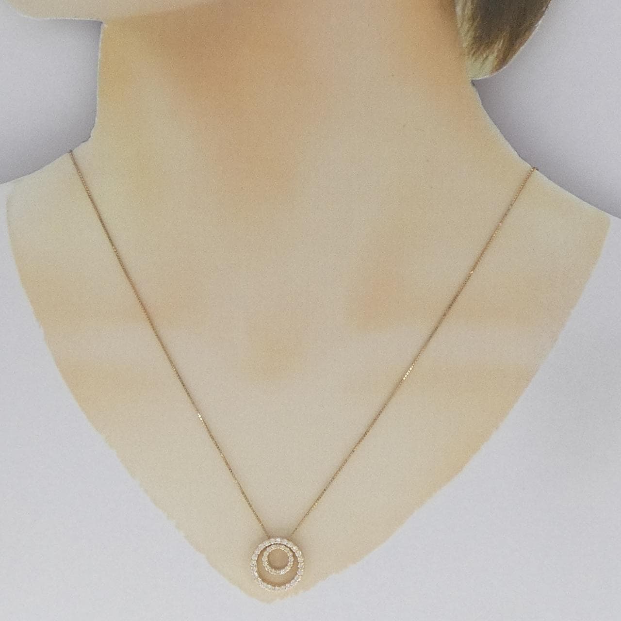 K18YG 2WAY ダイヤモンド ネックレス 0.33CT
