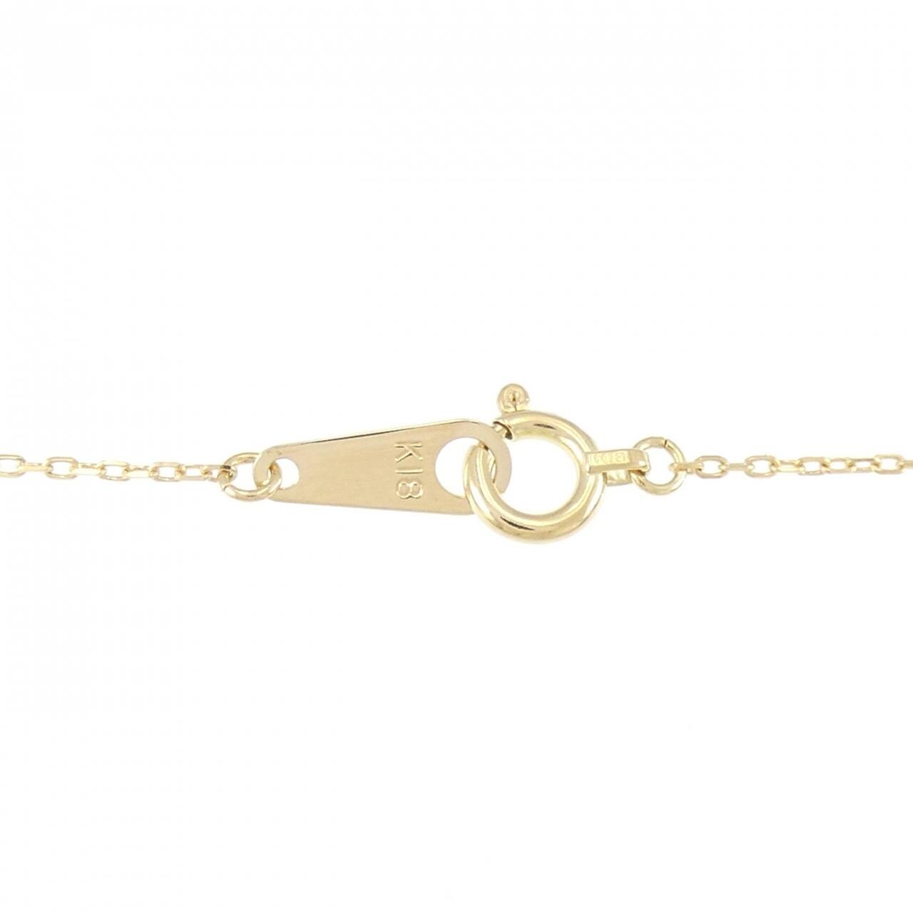 K18YG ダイヤモンド ネックレス 0.10CT