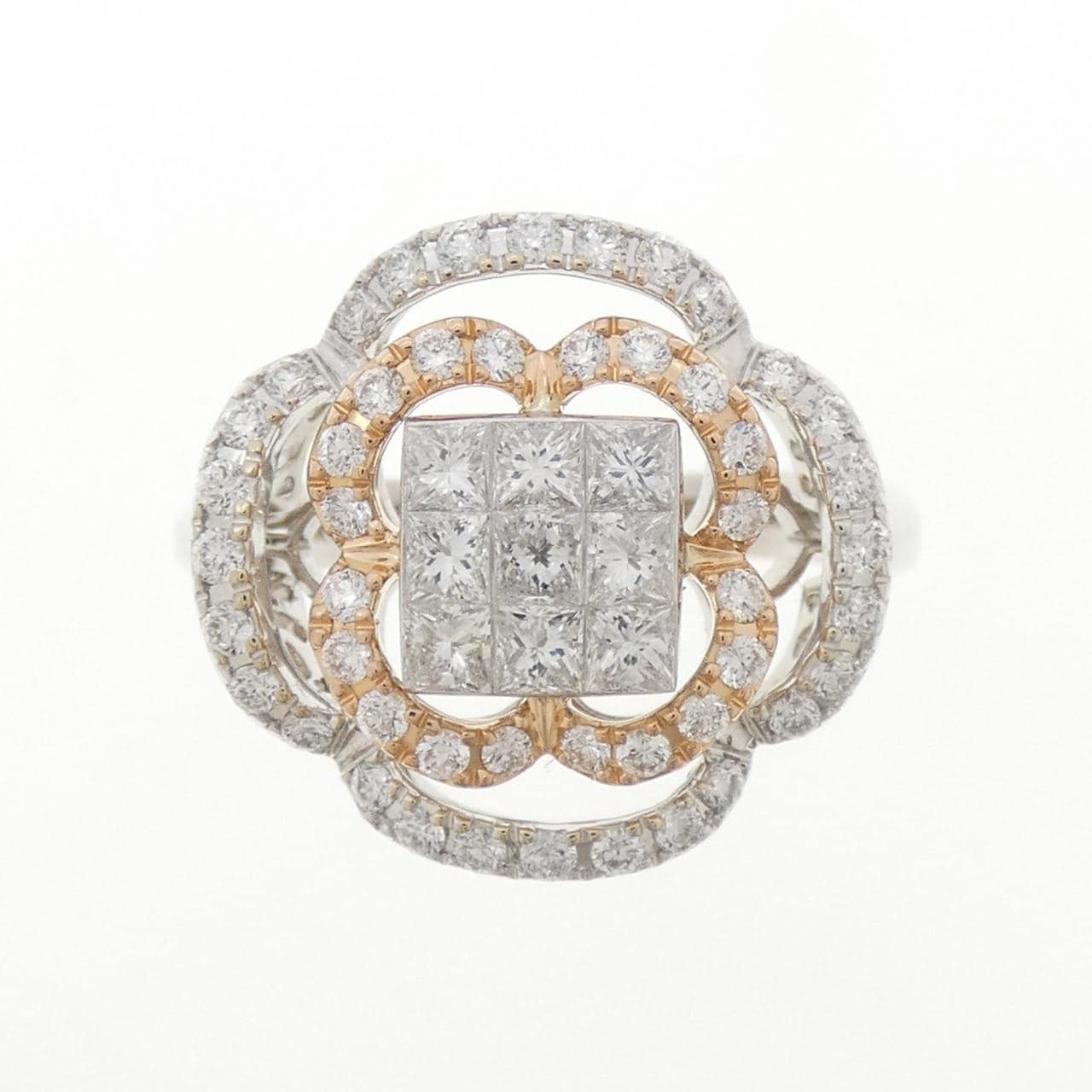 K18WG/K18PG ダイヤモンド リング 1.16CT