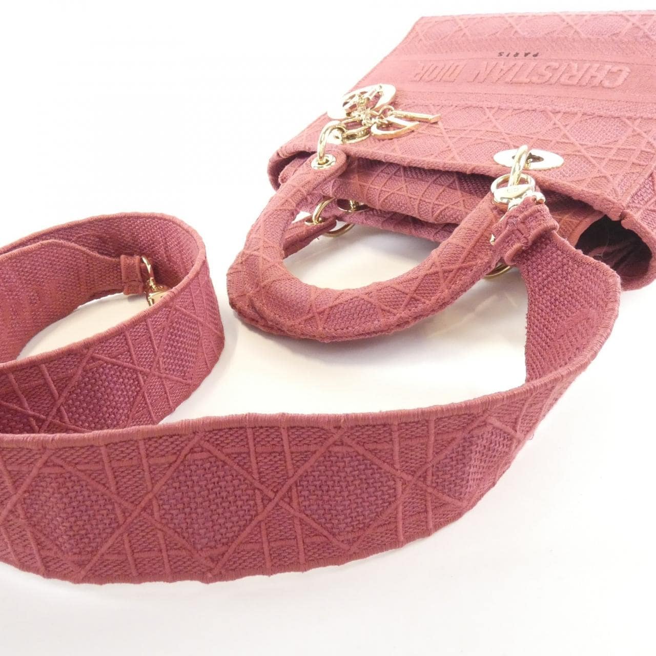 クリスチャンディオール レディ D-ライト ミディアム M0565OREY バッグ