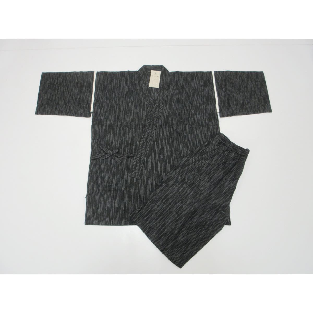 【新品】男物　甚平　しじら織　Ｌサイズ