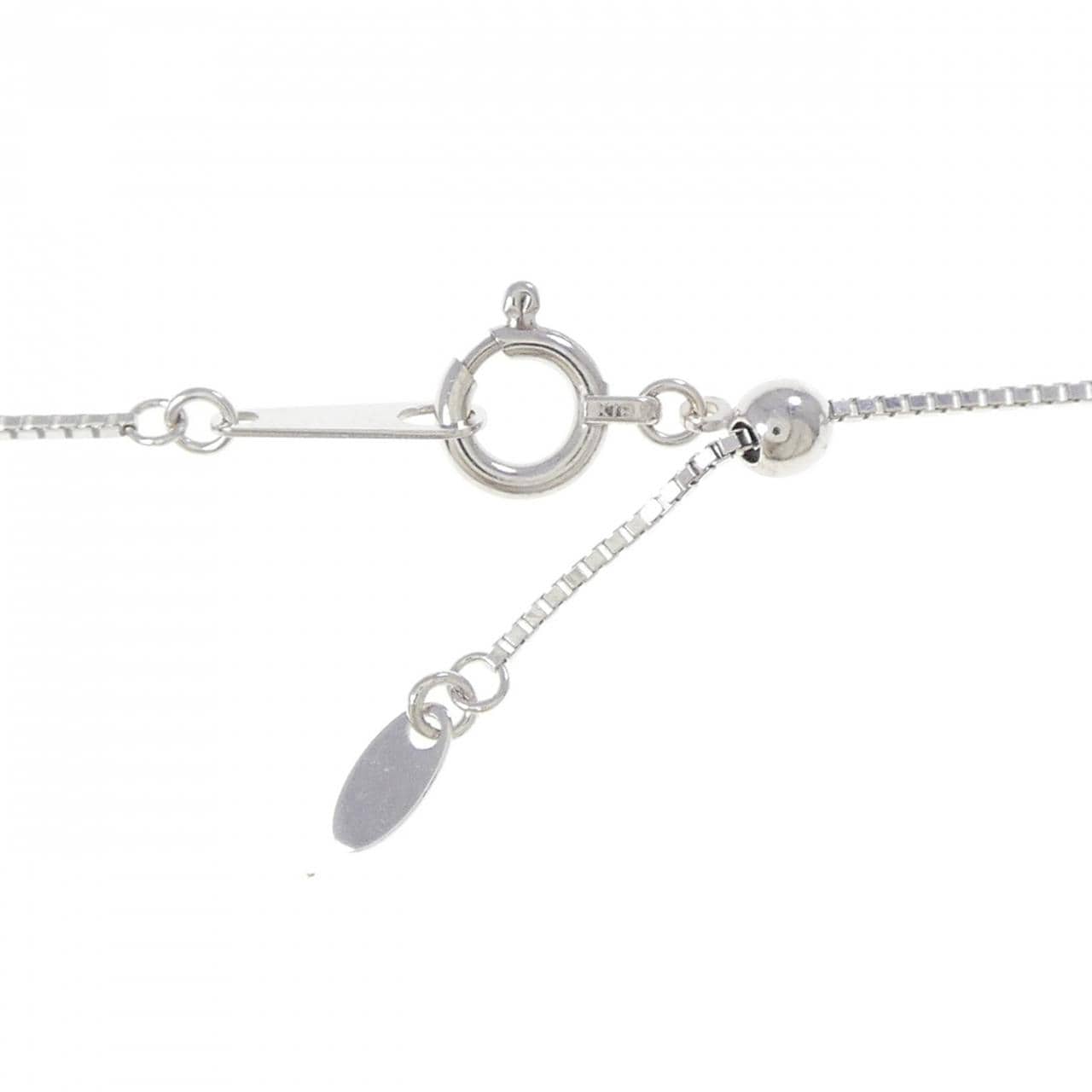 K18WG ルビー ネックレス 0.51CT