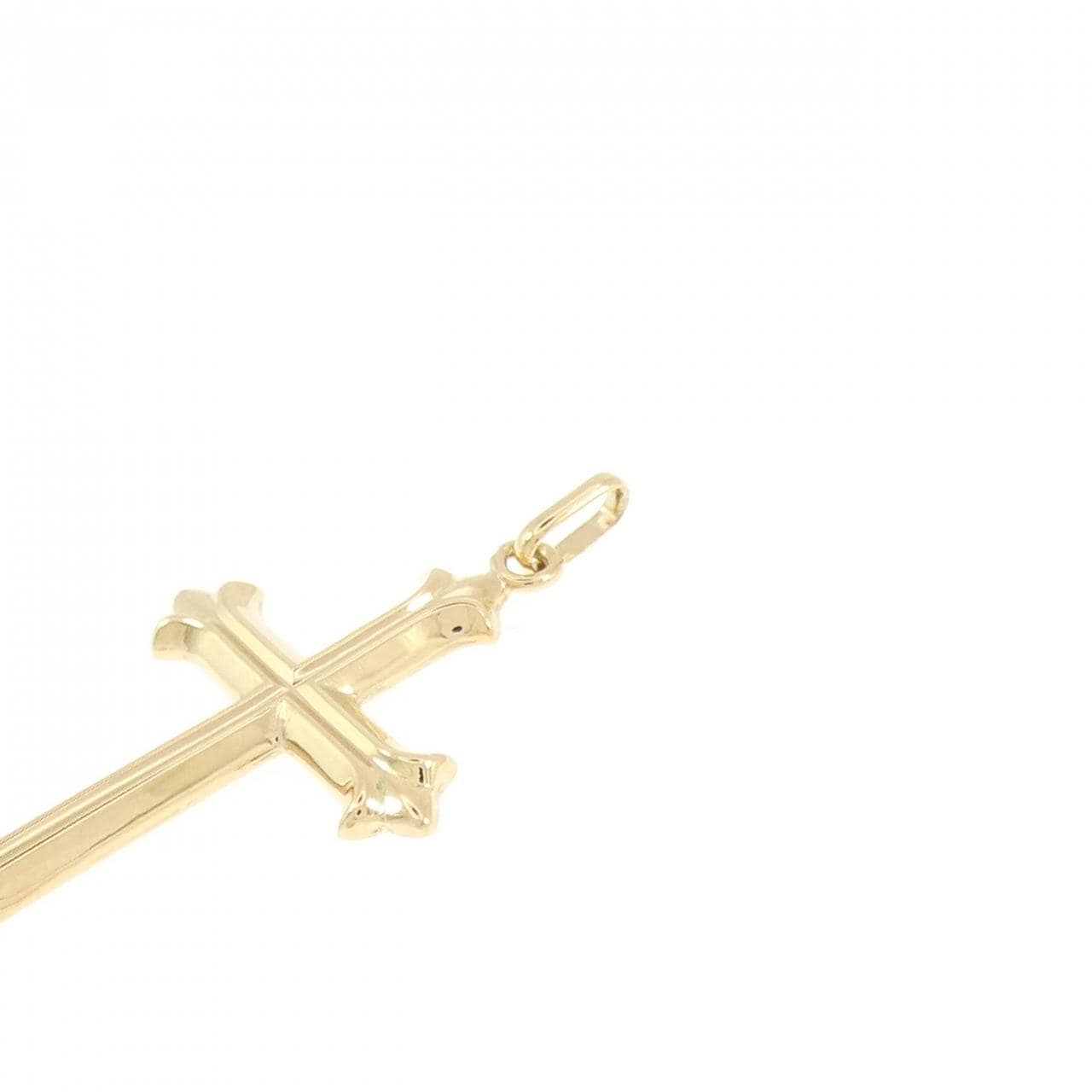 【新品】K18YG クロス ペンダント