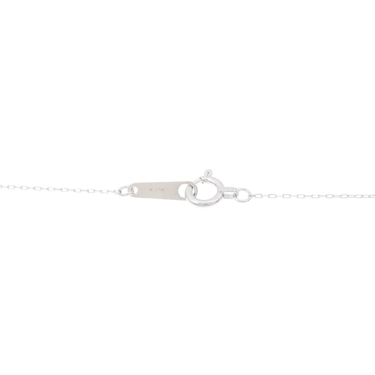 K18WG ダイヤモンド ネックレス 0.20CT