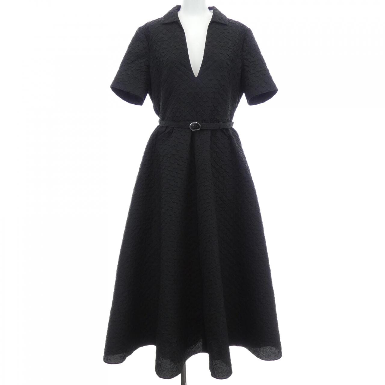 クリスチャンディオール CHRISTIAN DIOR クロッケ テクニカル ファブリック ミディドレス 141R38A2790 ワンピース