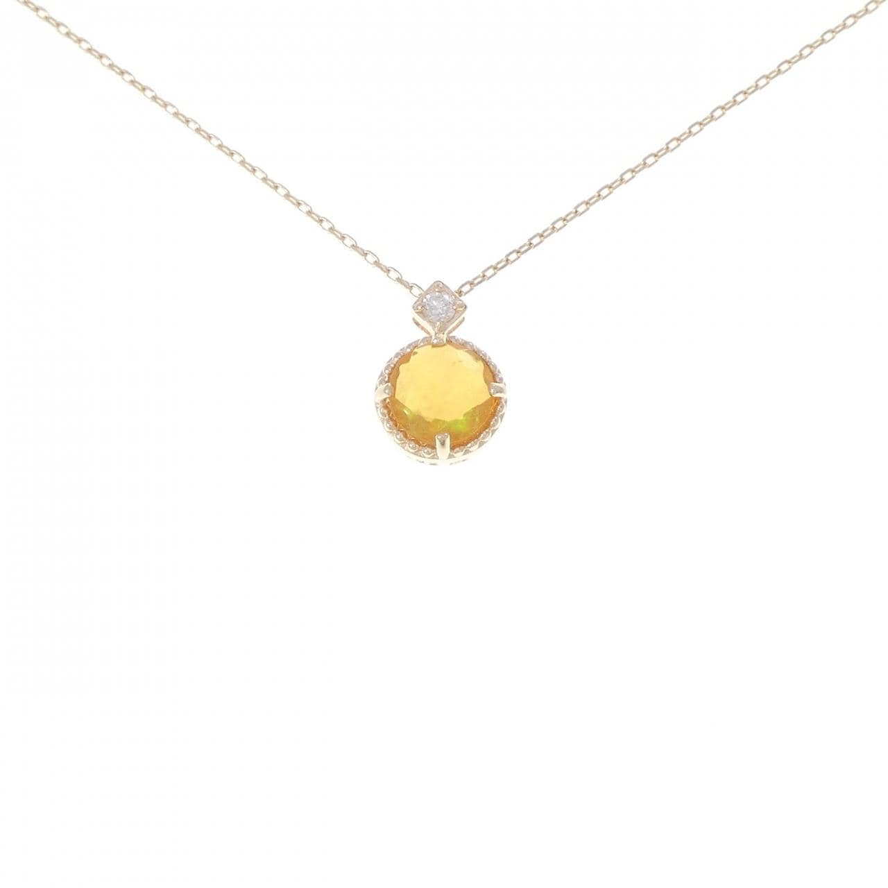 K10YG オパール ネックレス