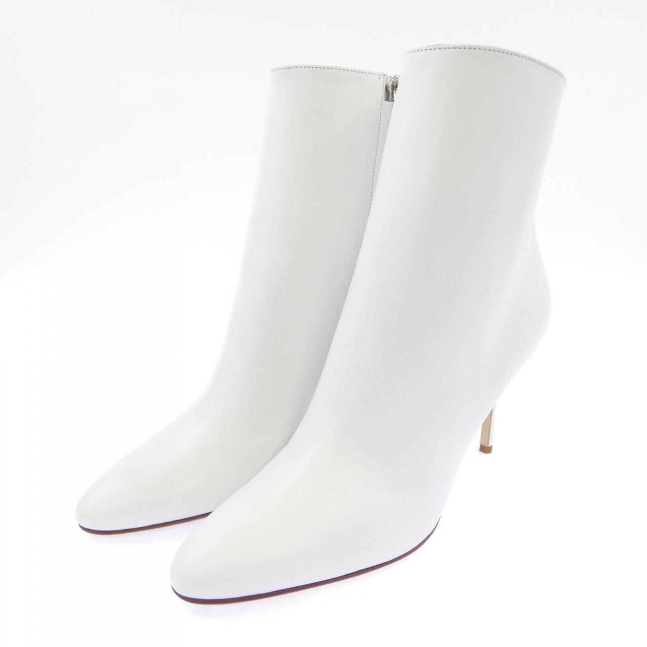 マノロブラニク MANOLO BLAHNIK INSOPO 90 WHITE CALF ブーツ