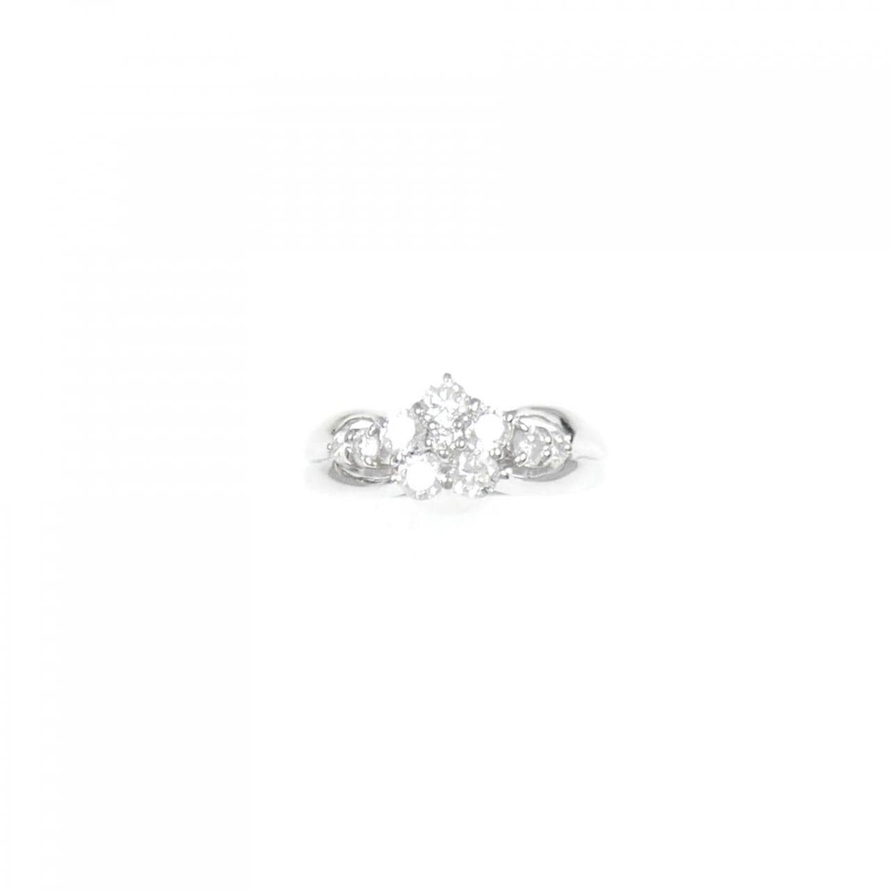 PT フラワー ダイヤモンド リング 0.50CT