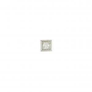 PT900 ダイヤモンド ピアス 0.05CT 片耳
