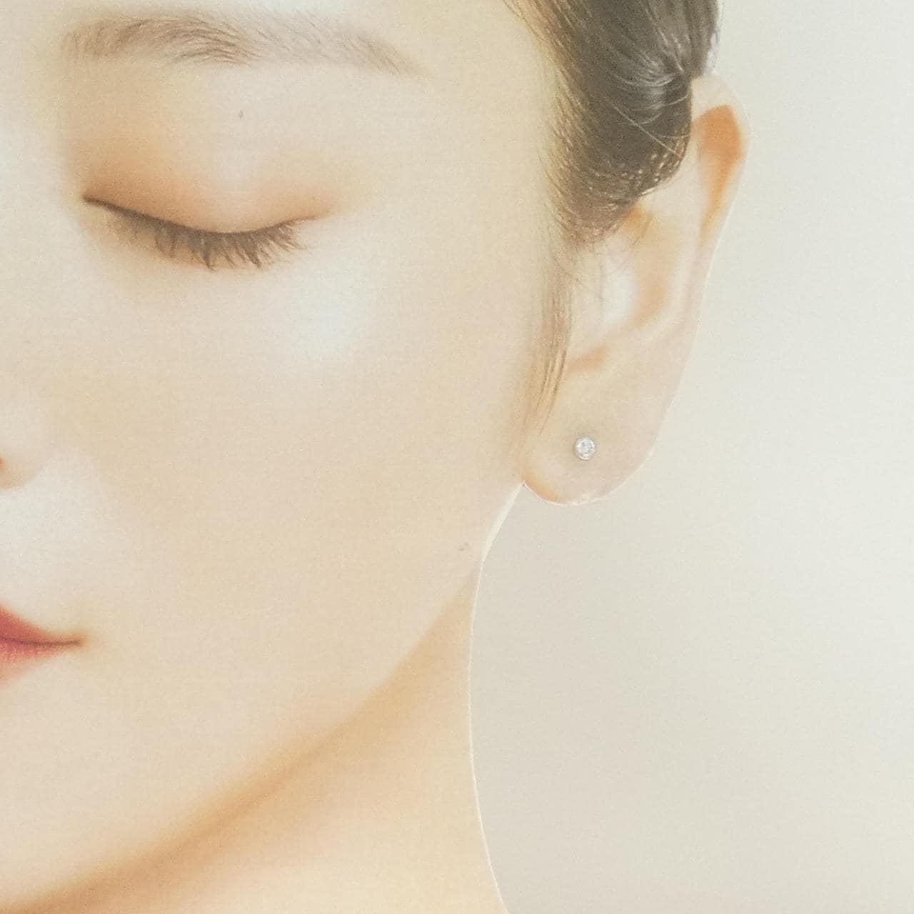 PT900 ダイヤモンド ピアス 0.20CT