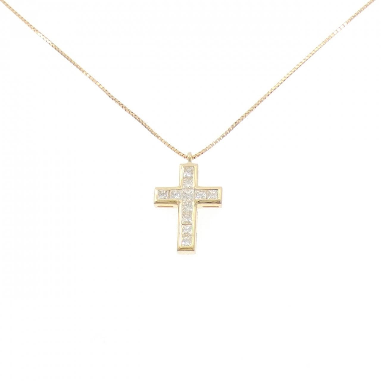 Yukizaki Rich Cross Necklace 0.50CT