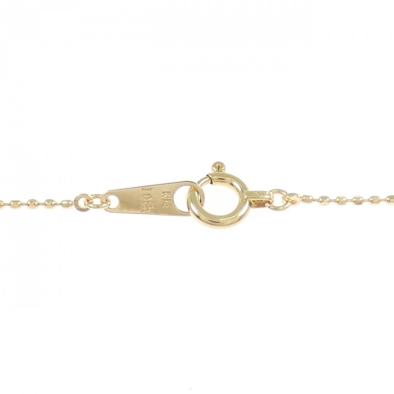 K18YG ダイヤモンド ネックレス 0.10CT