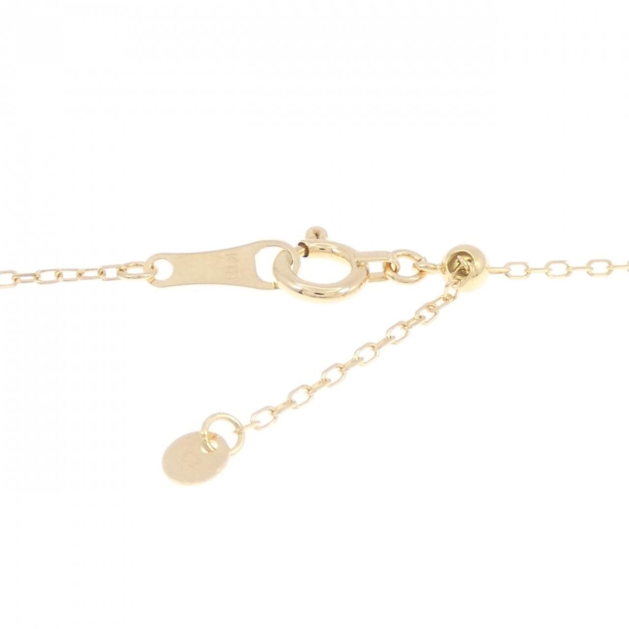 K18YG クロス ダイヤモンド ネックレス 0.20CT