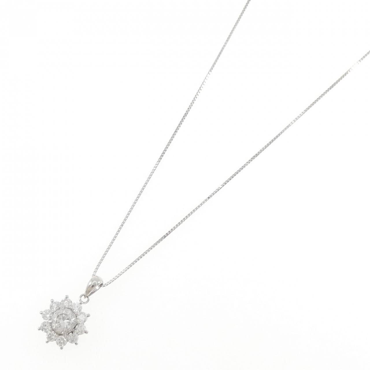 PT900/PT850 ダイヤモンド ネックレス 0.64CT