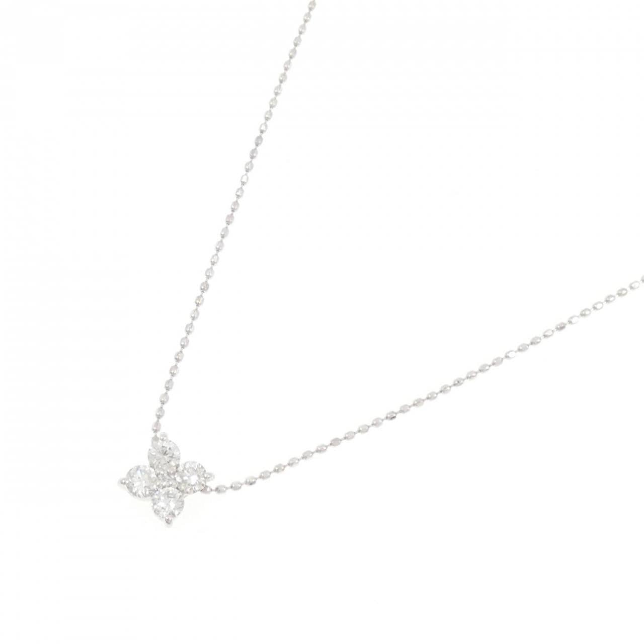 ポンテヴェキオ フラワー ダイヤモンド ネックレス 0.30CT