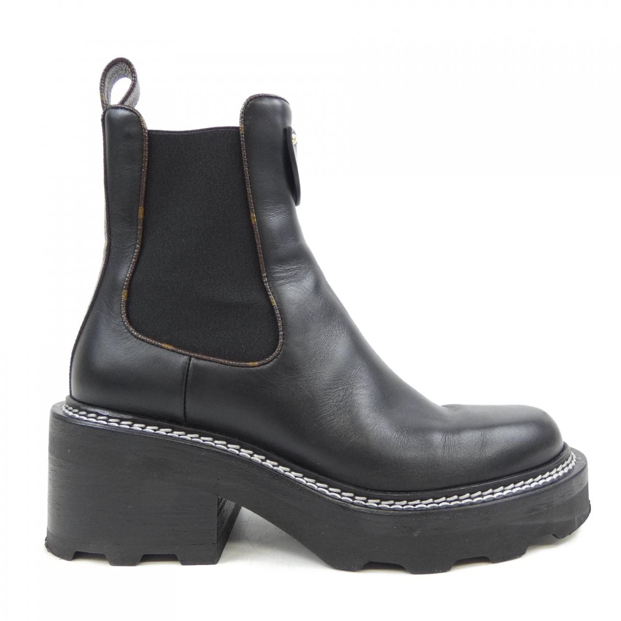 ルイヴィトン LOUIS VUITTON モノグラムキャンバスバックループ LVボブールライン ブーツ