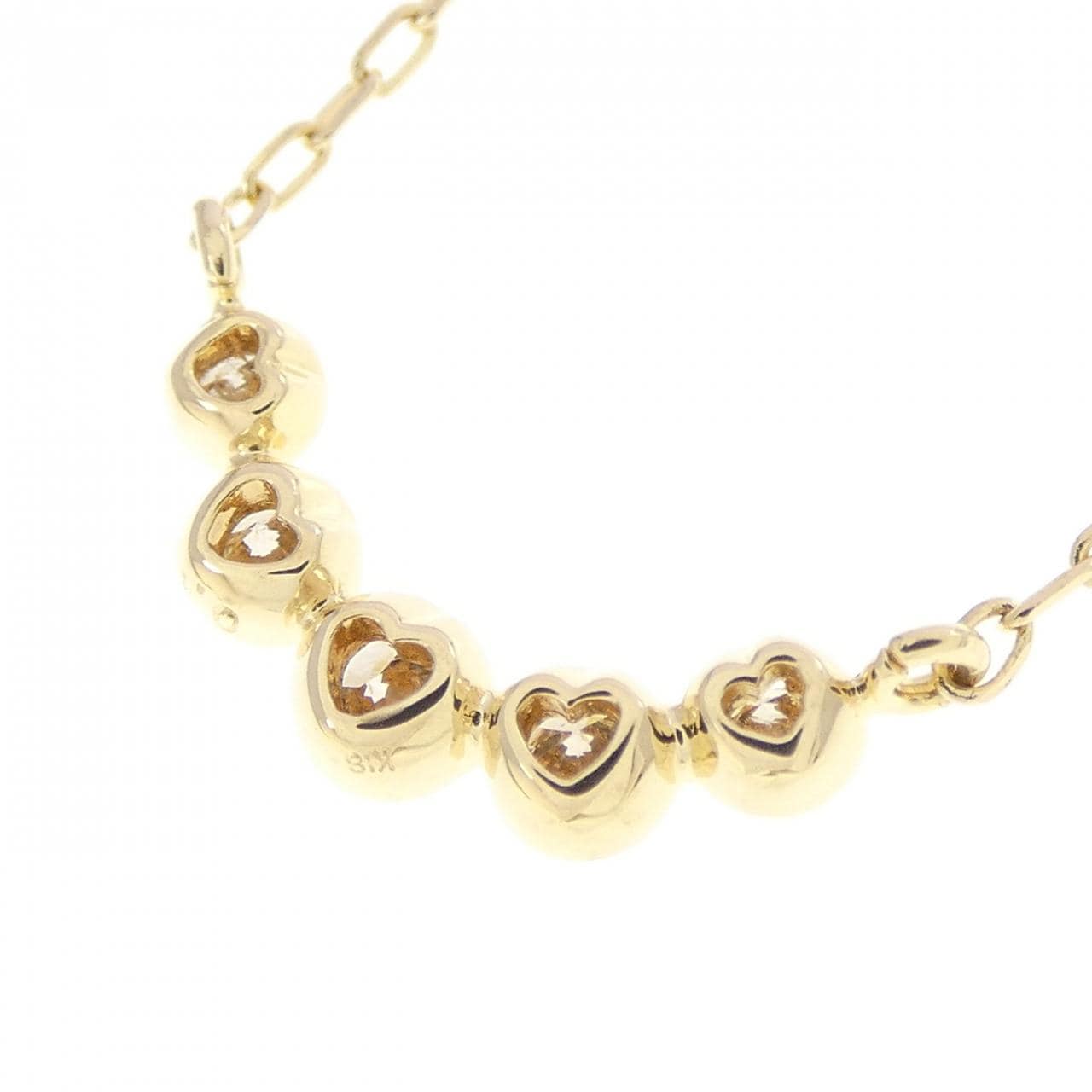 K18YG ダイヤモンド ネックレス 0.14CT