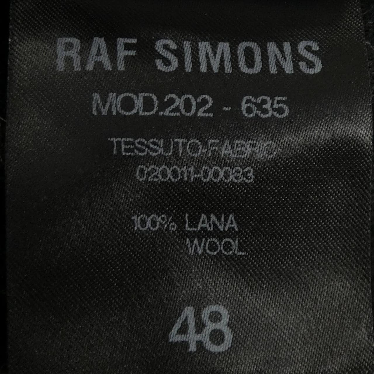 ラフシモンズ RAF SIMONS 202-635 コート