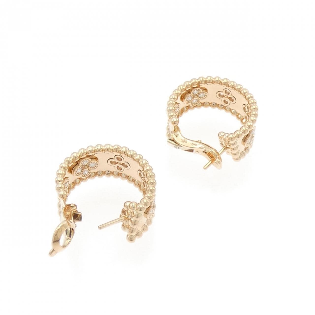 ヴァンクリーフ&アーペル ペルレ クローバー イヤクリップ ピアス