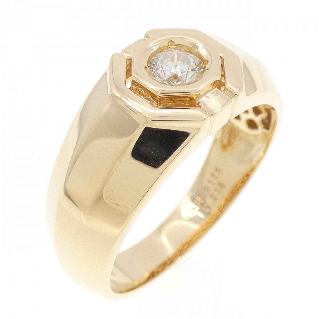 K18YG ダイヤモンド リング 0.218CT
