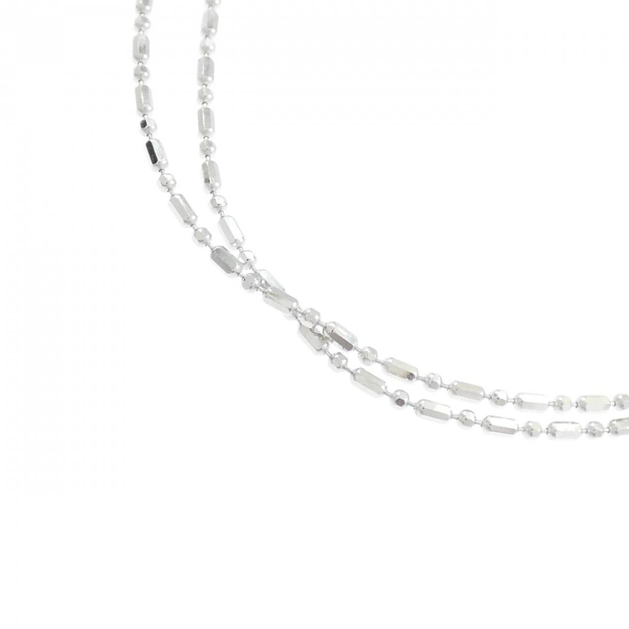 K18WG ネックレス