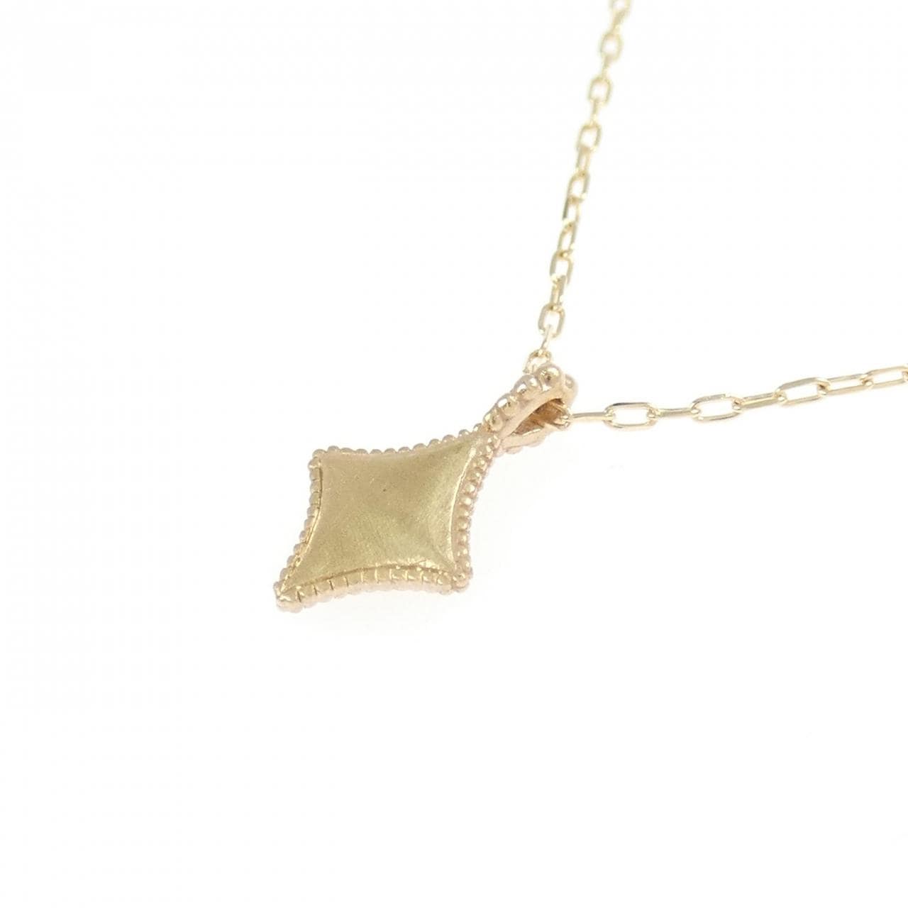 アガット ダイヤモンド ネックレス 0.01CT