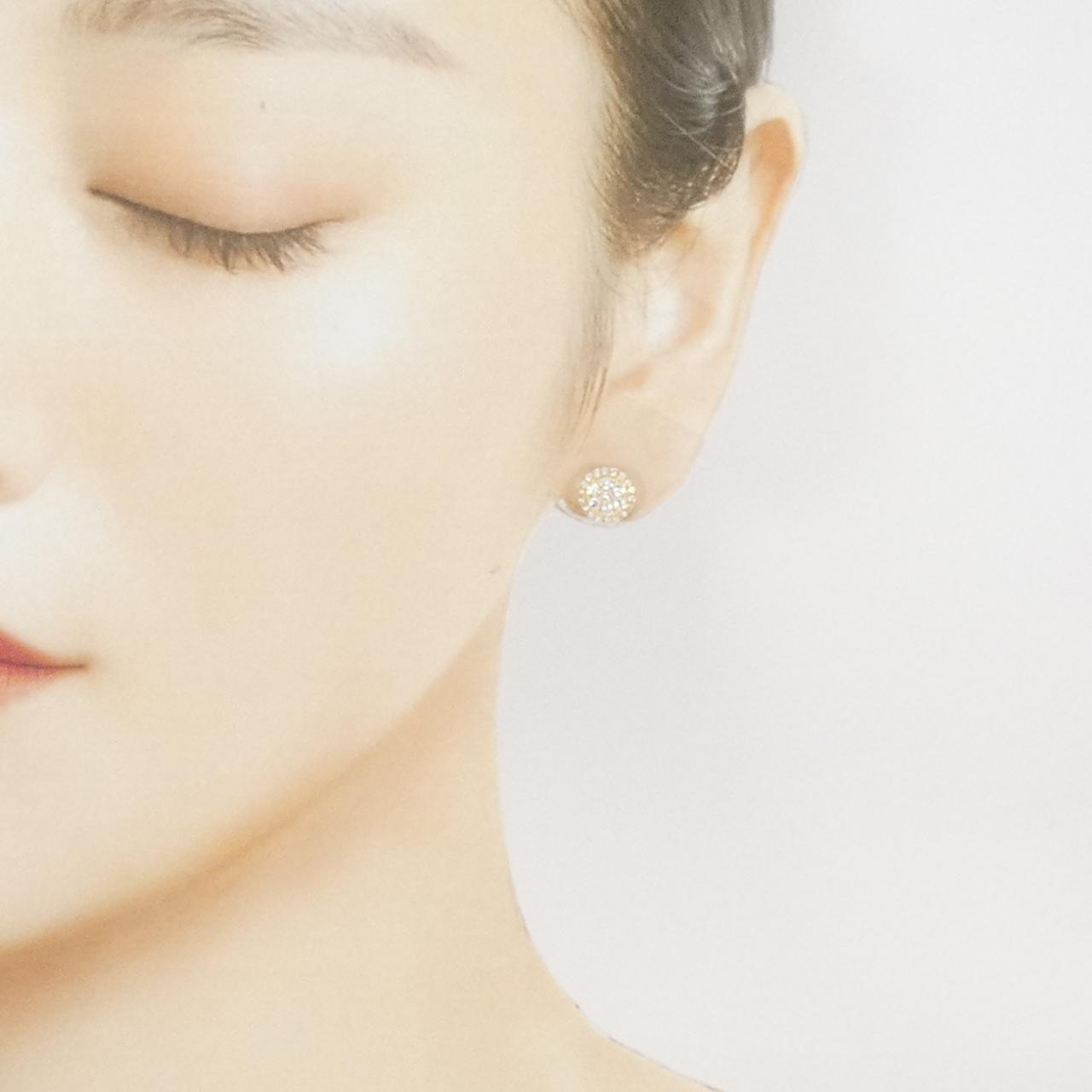 【リメイク】K18YG ダイヤモンド ピアス 0.60CT