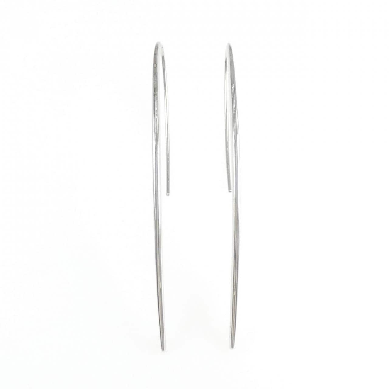 K18WG ダイヤモンド ピアス 0.50CT