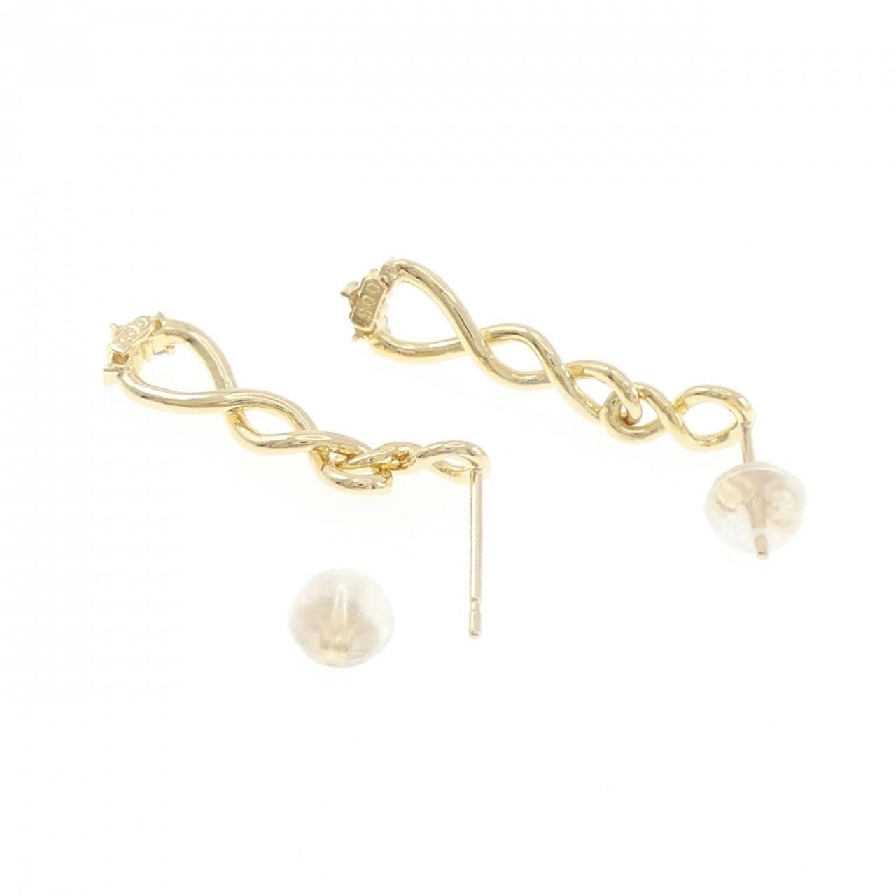 K18YG ダイヤモンド ピアス 0.10CT