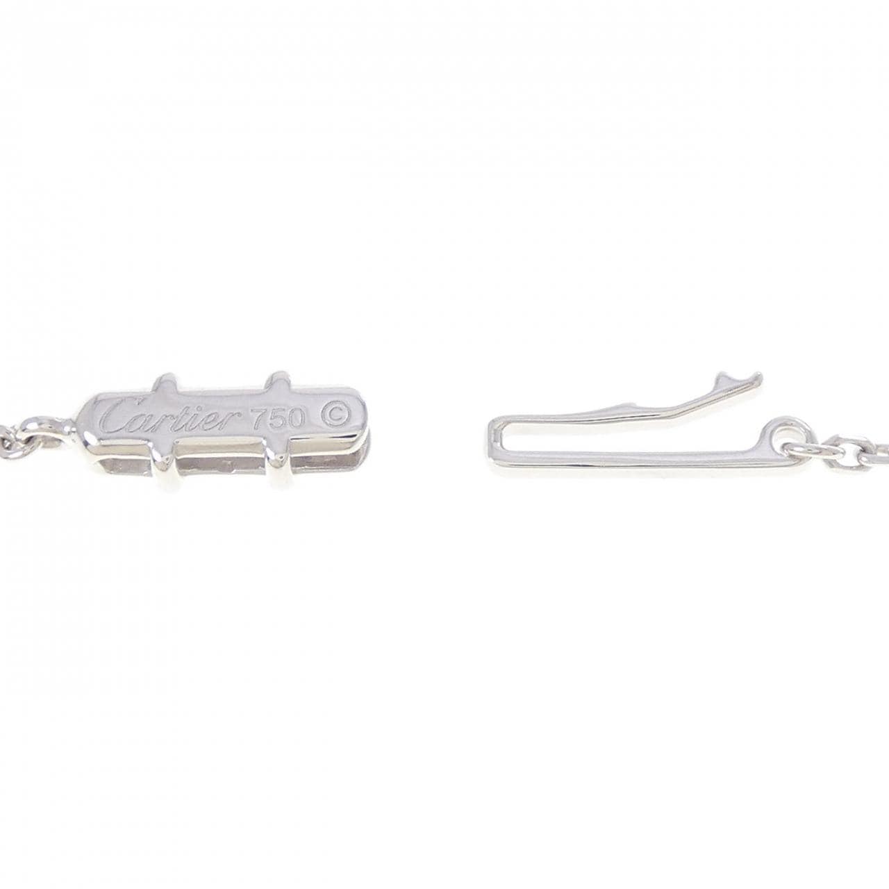 カルティエ ダイヤモンド ネックレス 0.23CT G VS1 Good