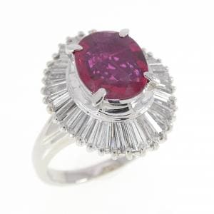 PT900 ルビー リング 1.51CT