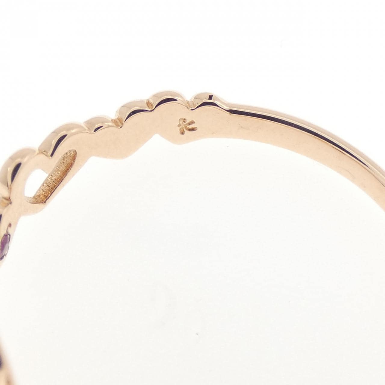 クミキョク ハート ダイヤモンド リング 0.07CT