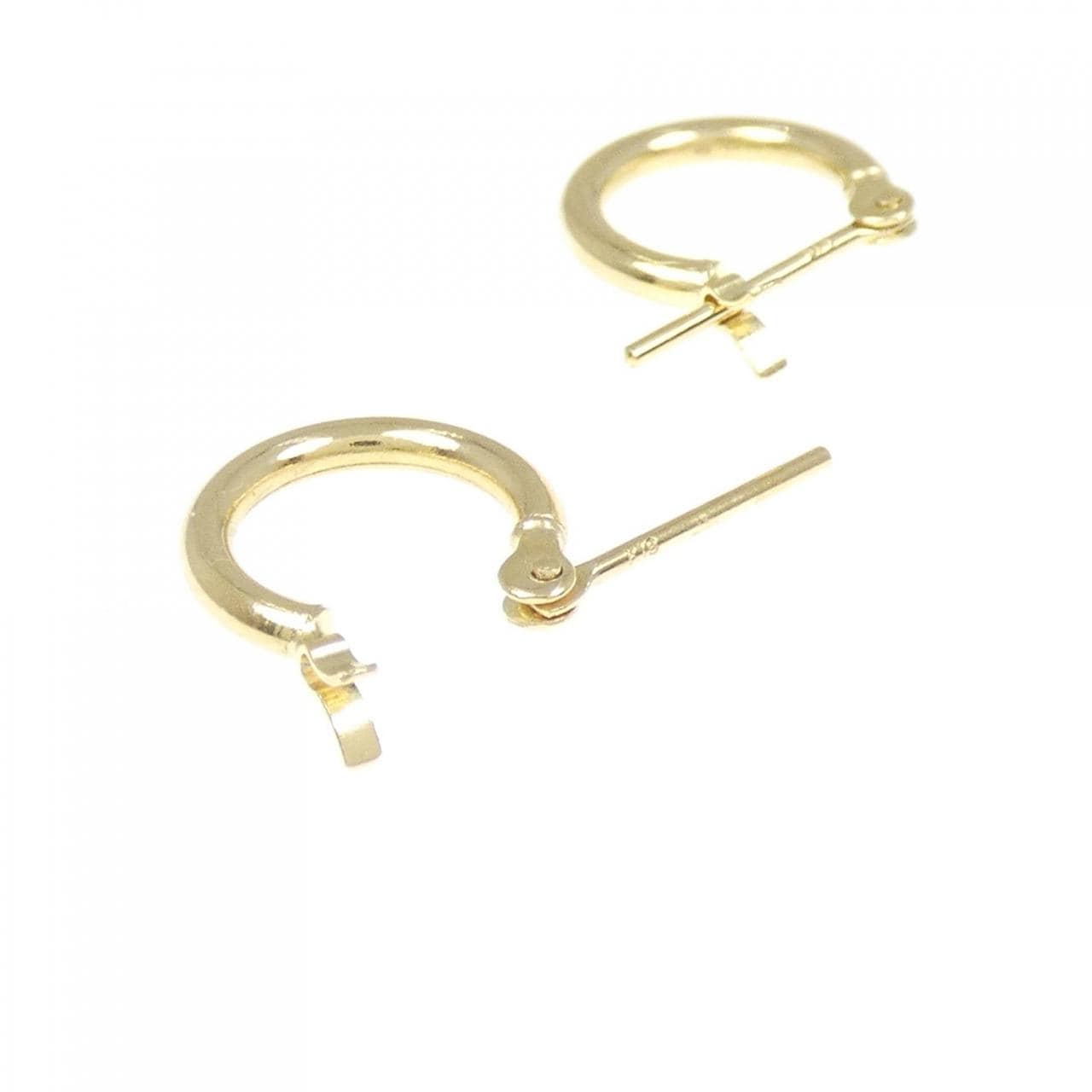 K18YG earrings