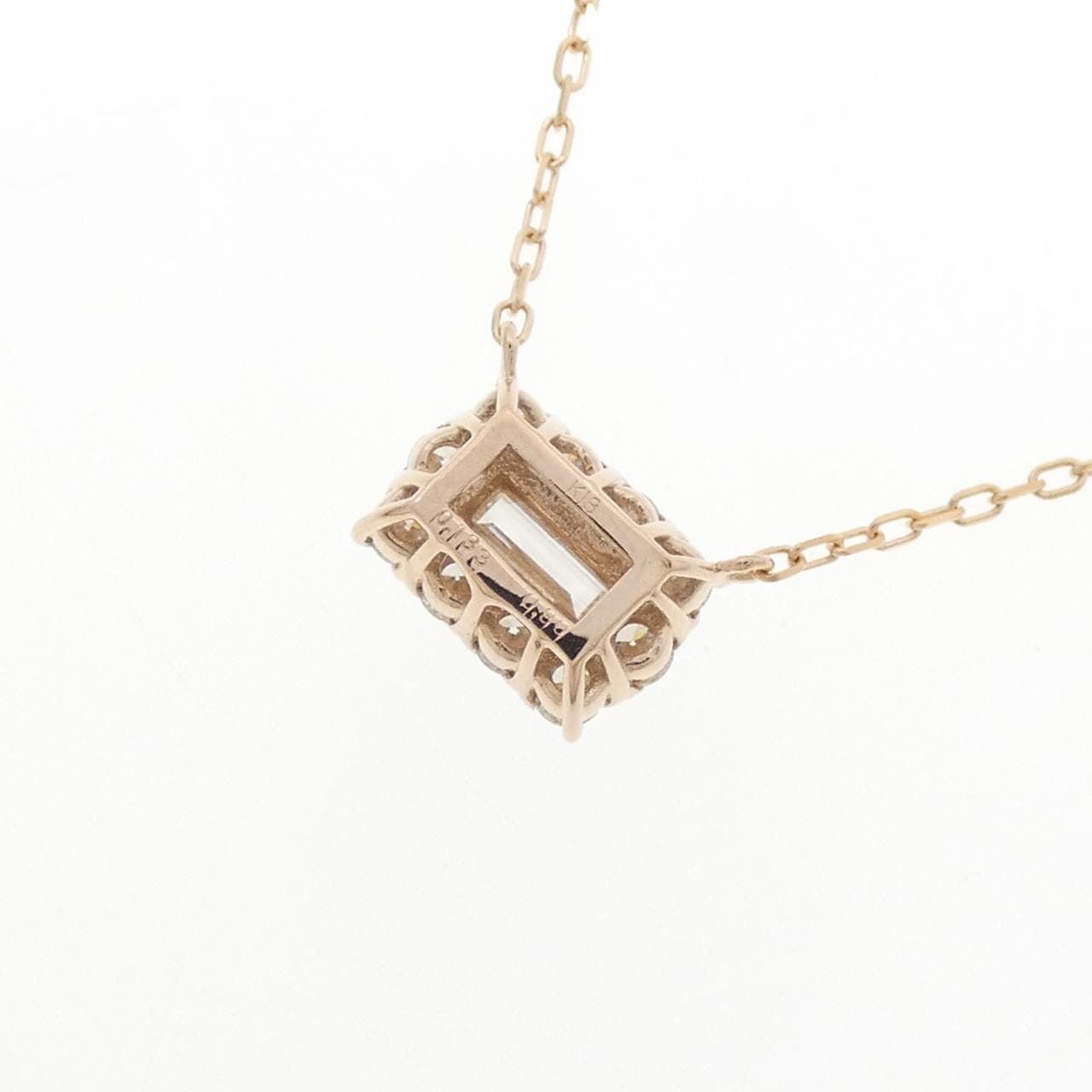 K18PG ダイヤモンド ネックレス 0.133CT