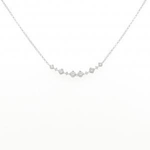 K18WG ダイヤモンド ネックレス 0.51CT