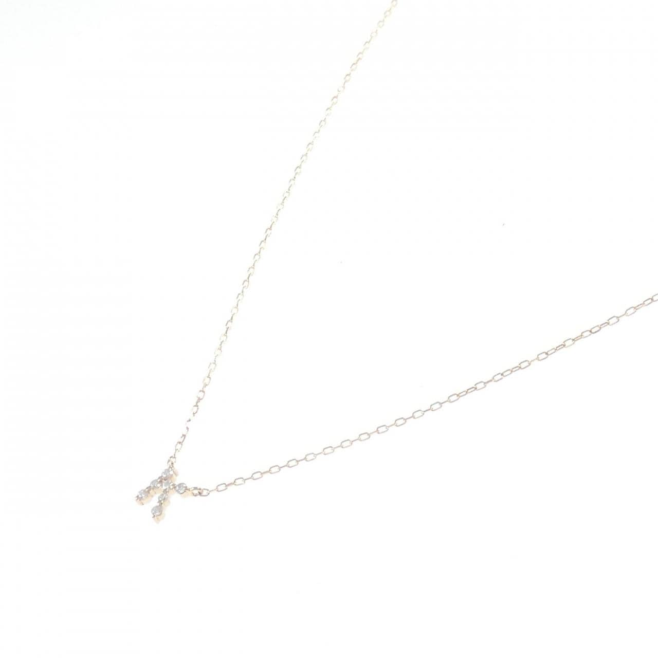 K18PG ダイヤモンド ネックレス 0.05CT