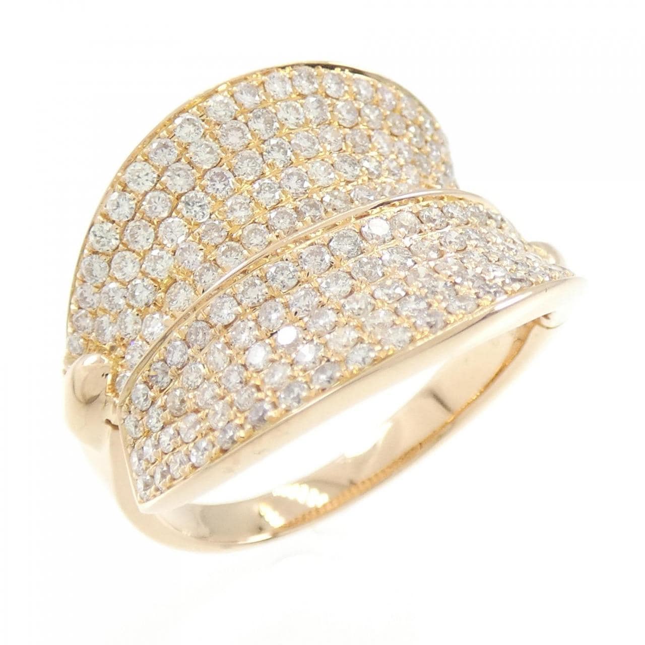 K18PG ダイヤモンド リング 1.28CT