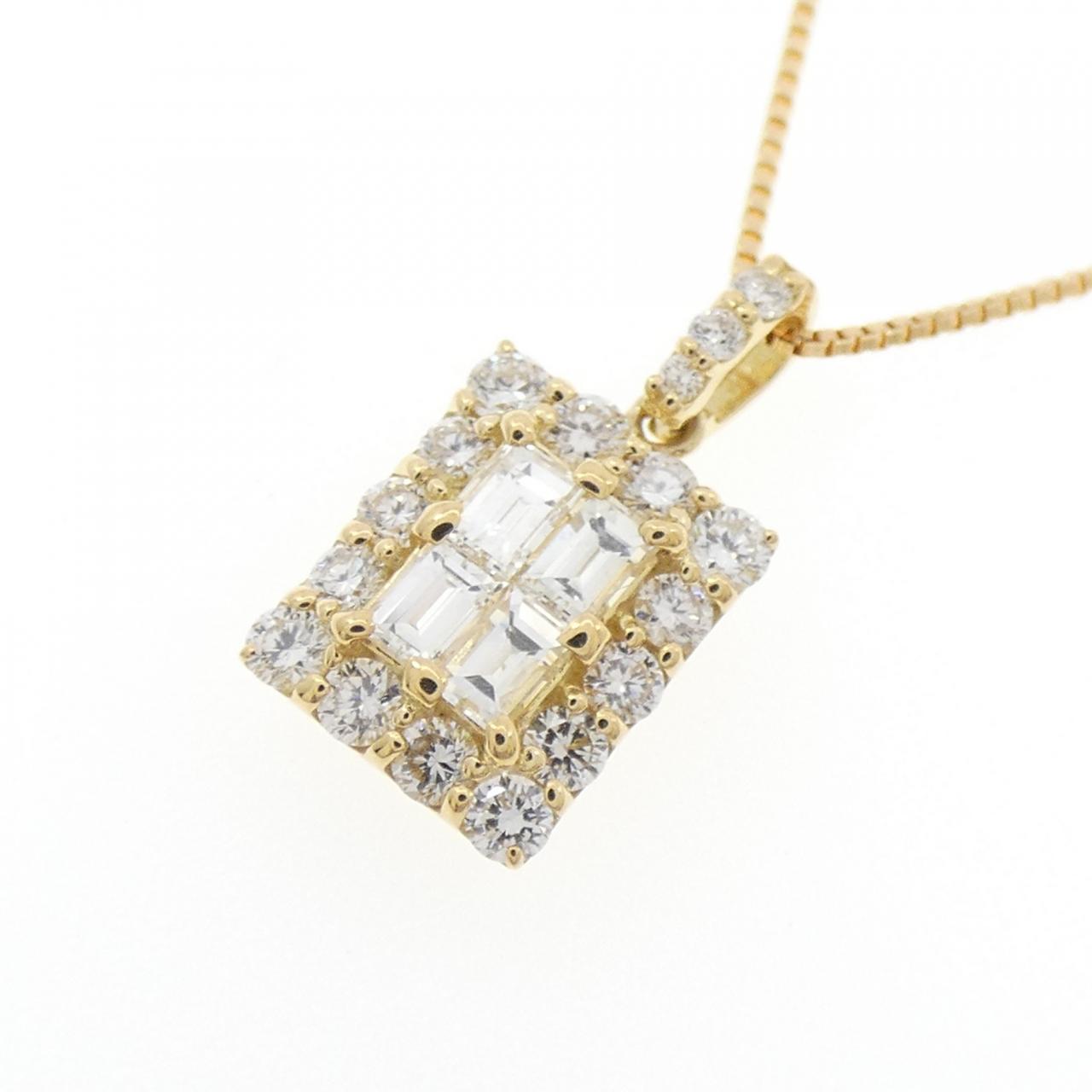 【新品】K18YG ダイヤモンド ネックレス 0.50CT