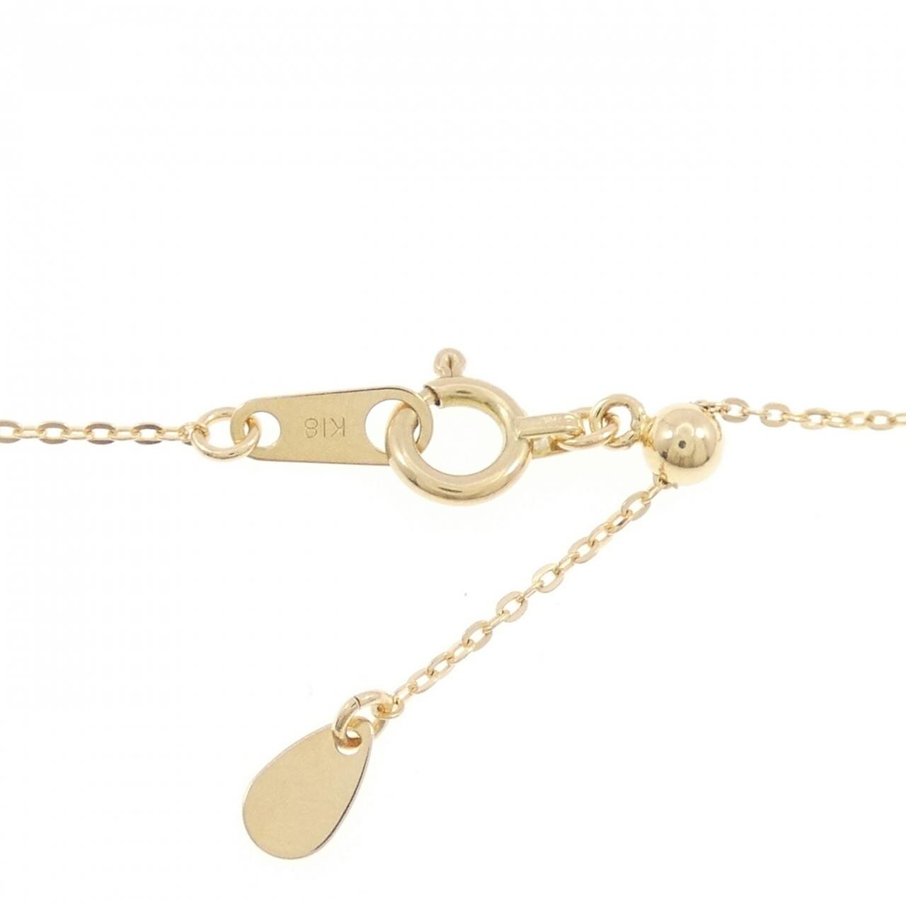 K18YG ルビー ネックレス