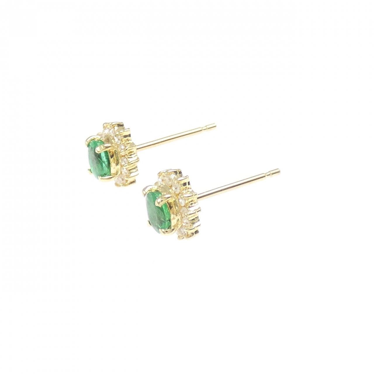 K18YG エメラルド ピアス