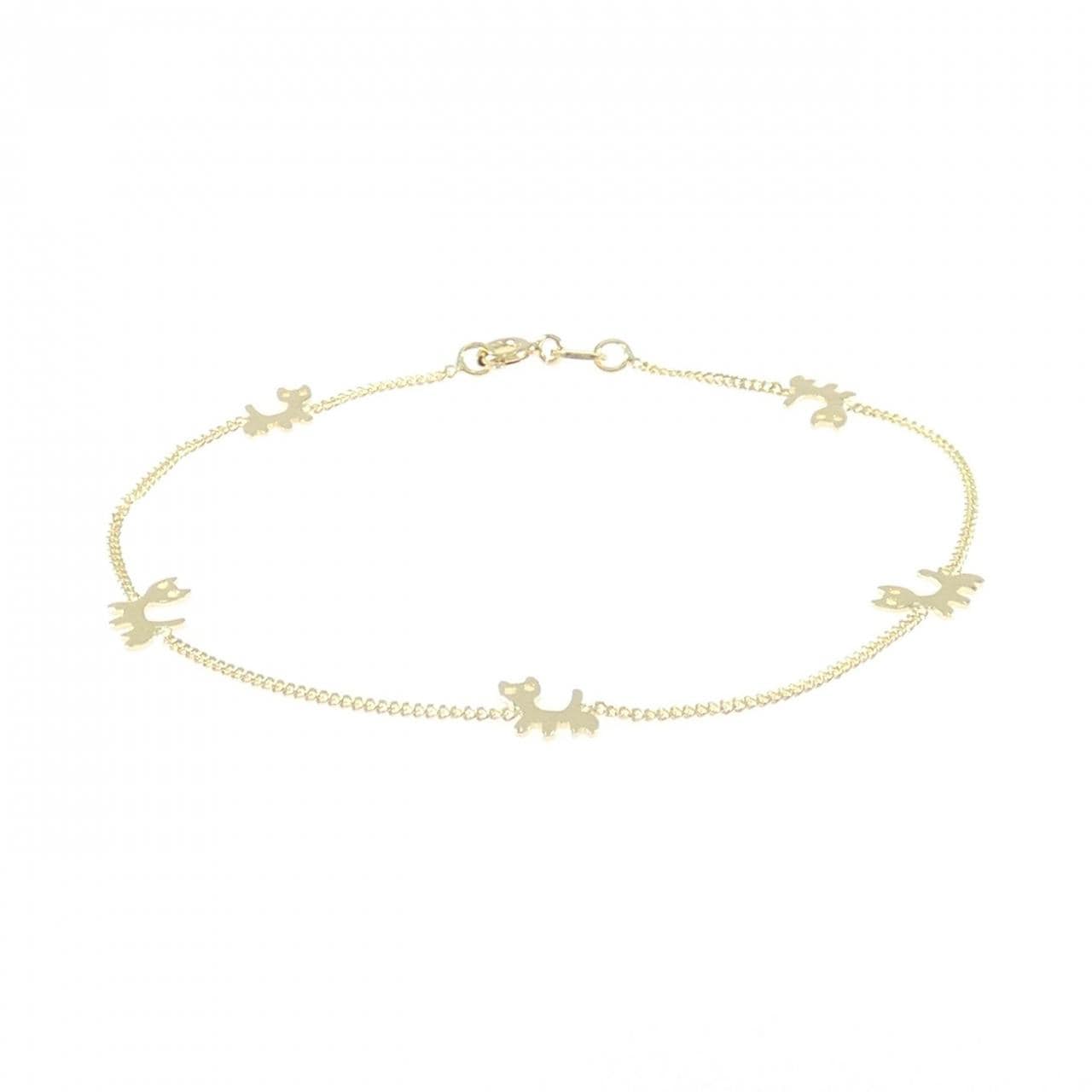 750YG キャット ブレスレット