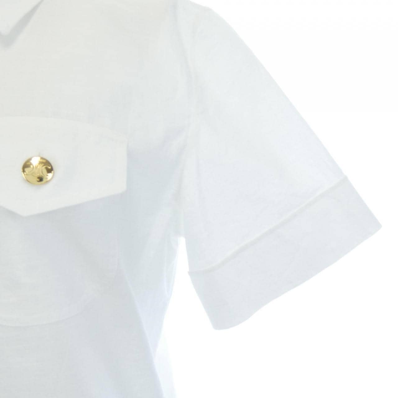 CELINE切尔西衬衫，Triomphe 款，尺码 2C951658R，短袖衬衫