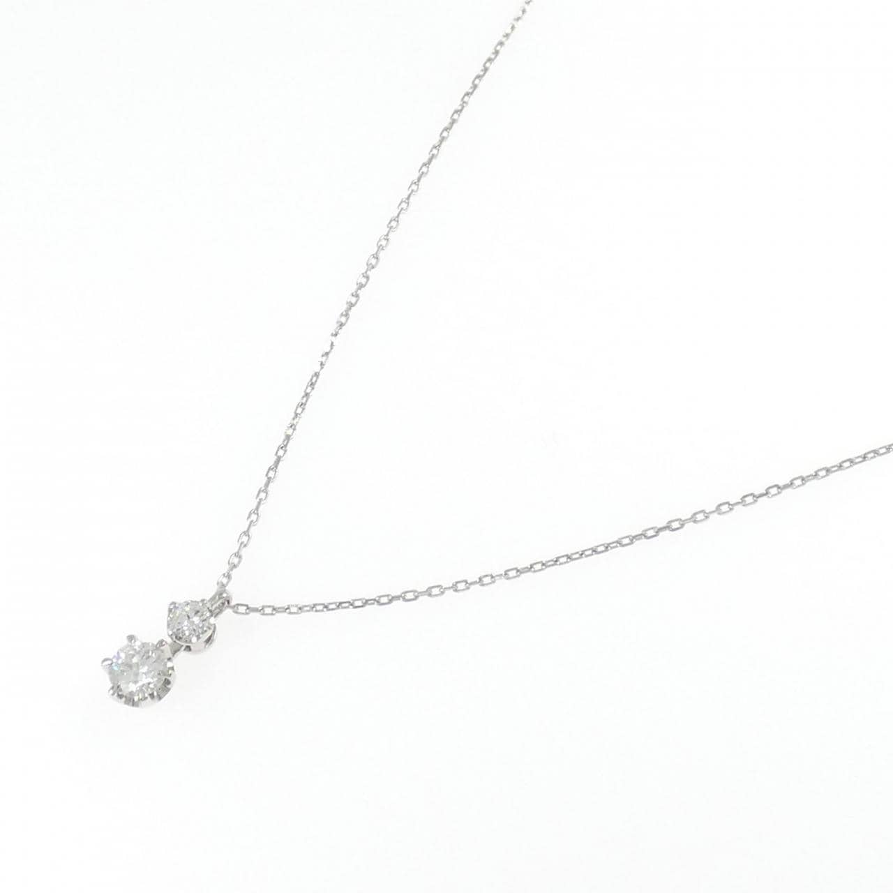 PT950/PT850 ダイヤモンド ネックレス 0.305CT D VVS1 3EXT H&C