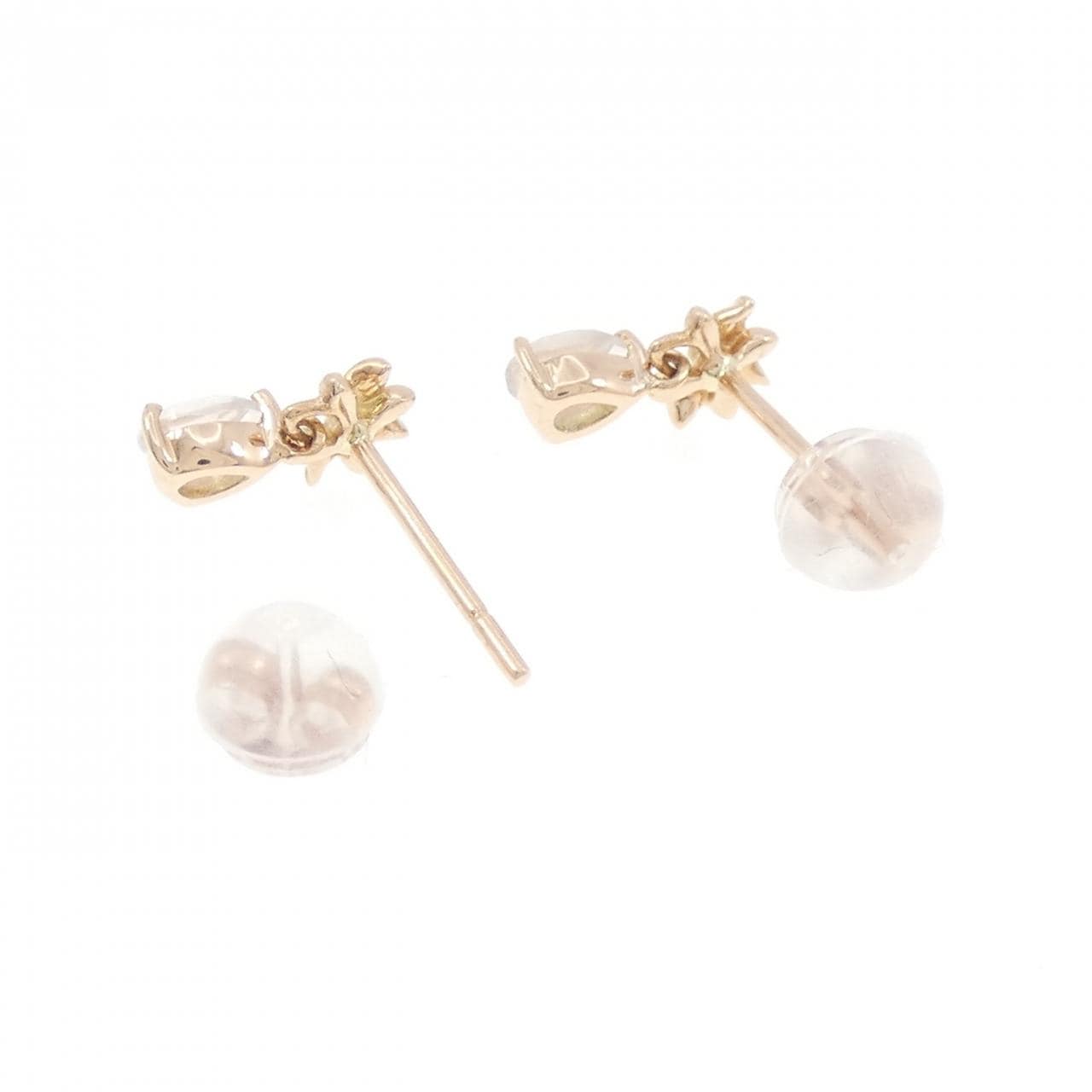 K10PG クオーツ ピアス