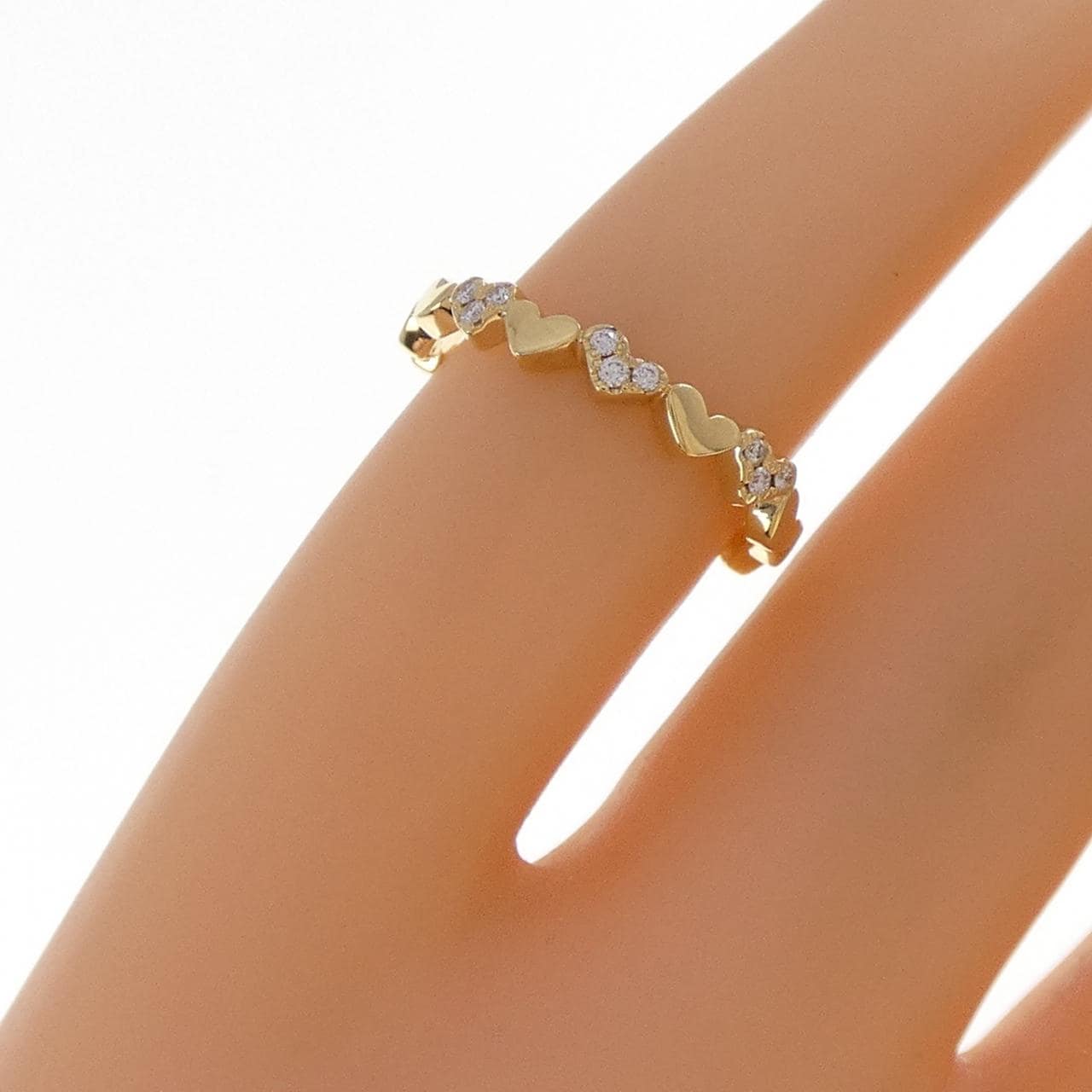 アーカー アンハートパヴェ リング 0.03CT