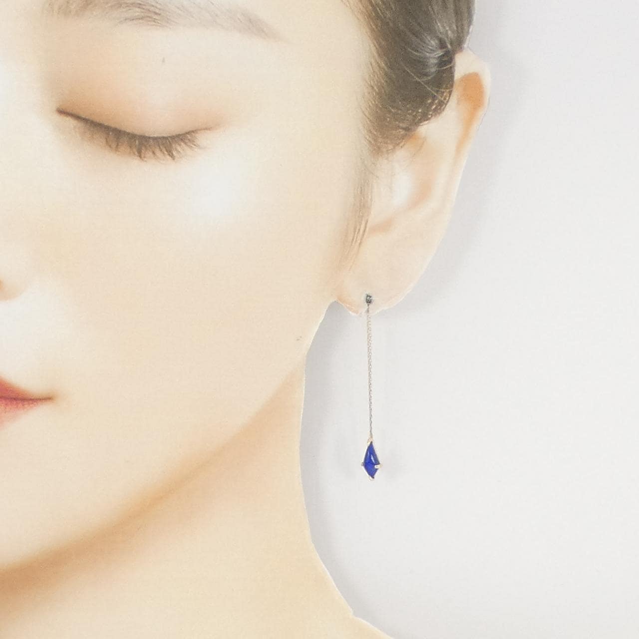 K10YG ラピスラズリ ピアス